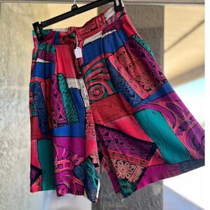 Vintage 1980’s multicolor Pamela B shorts size M